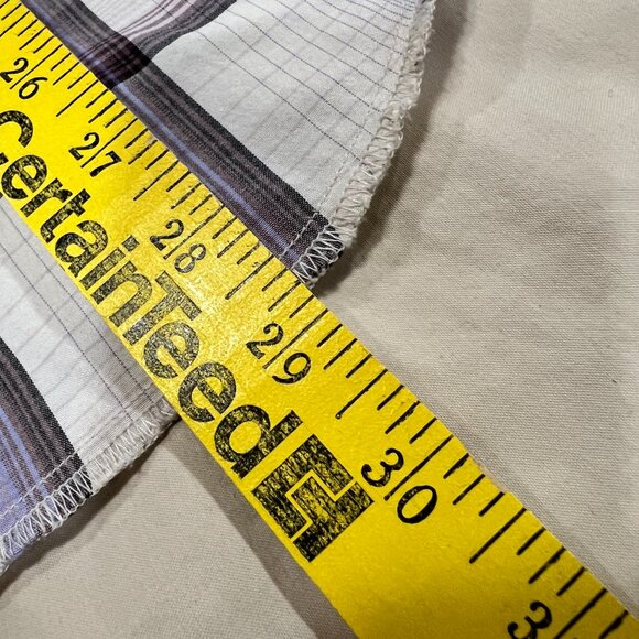 O'Neill Short Sleeve Purple Plaid Shirt Mens Size‎ M - Picture 12 of 15